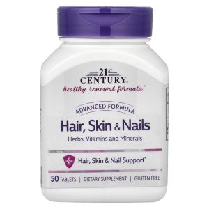 21st Century Advanced Formula Hair, Skin & Nails, 50 Tablets