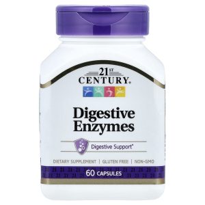 Digestive Enzymes, 60 Capsules, 21st Century