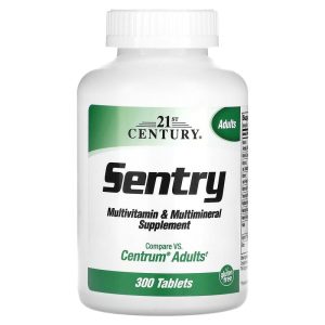 21st Century Sentry Adults Multivitamin & Multimineral Supplement, 300 Tablets