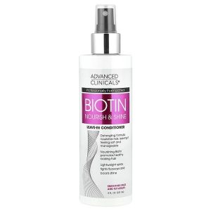 Biotin Leave-In Conditioner, 8 fl oz, Advanced Clinicals