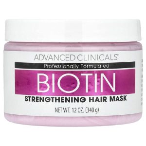 Biotin Strengthening Hair Mask, 12 fl oz (340 ml), Advanced Clinicals