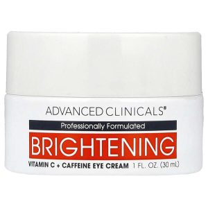 Ang produktong Brightening Vitamin C Caffeine Eye Cream, 1 fl oz (30 ml), Advanced Clinicals