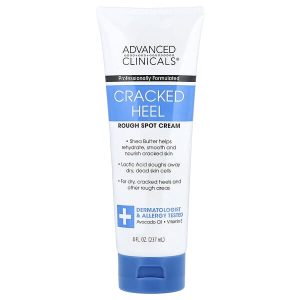 Ang produktong Cracked Heel & Rough Spot Cream, 8 fl oz (237 ml), Advanced Clinicals
