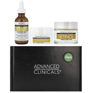 Ang produktong Advanced Clinicals Retinol Rewind Gift Set, 3-Piece Set, Advanced Clinicals