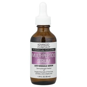 Advanced Clinicals Multi-Peptide Serum Anti-Wrinkle Face Serum, 1.75 fl oz (52 ml)
