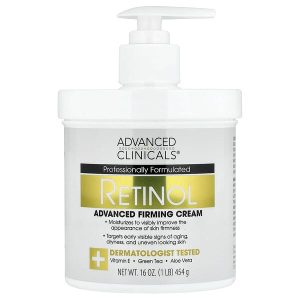 Advanced Clinicals Retinol Advanced Firming Cream, 454 g (16 oz)