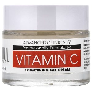Ang produktong Advanced Clinicals Vitamin C Brightening Gel Cream, 2.5 fl oz (74 ml)