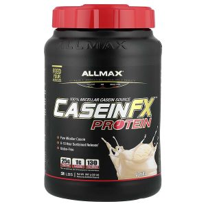 Casein-FX Protein, 100% Casein Micellar Source, Vanilla, 2 lbs (907 g), ALLMAX