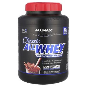 Classic AllWhey 100% Whey Protein Source, Chocolate, 5 lbs (2.27 kg), ALLMAX