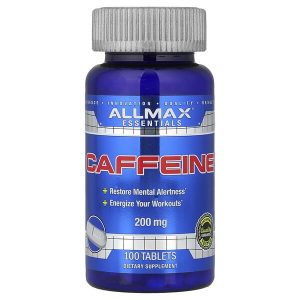 Caffeine 200 mg, 100 Tablets, ALLMAX
