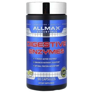 ALLMAX Essentials Digestive Enzymes, 90 Capsules, ALLMAX