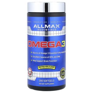 Omega-3, 180 Softgels, ALLMAX
