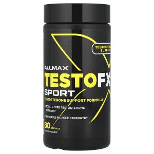 TestoFX Sport Testosterone Support Formula, 80 Capsules, ALLMAX