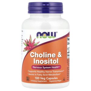 Choline & Inositol, 100 Veg Capsules, Now Foods