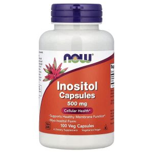 Ang produktong Inositol 500 mg, 100 Veg Capsules, Now Foods