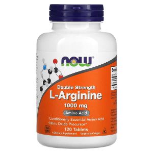 Ang produktong L-Arginine 1,000 mg, 120 Tablets, Now Foods