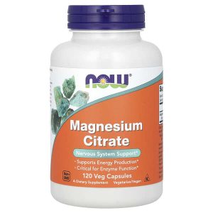 Ang produktong Magnesium Citrate, 133 mg per capsule, 120 Veg Capsules, Now Foods