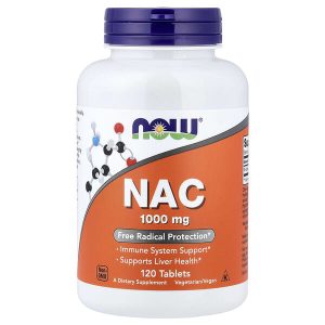 NAC 1,000 mg, 120 Tablets, Now Foods