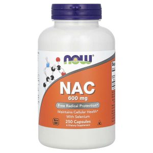 NAC 600 mg, 250 Capsules, Now Foods