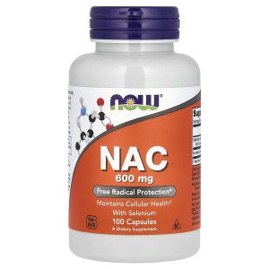 N-Acetyl Cysteine (NAC) with Selenium, 100 Capsules, Now Foods