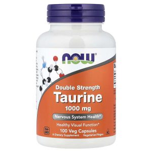 Taurine 1,000 mg, 100 Veg Capsules, Now Foods