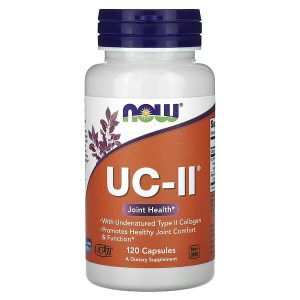 UC-II Joint Health with Undenatured Type II Collagen, 120 Capsules, Now Foods
