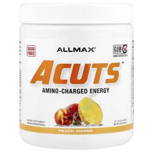 Acuts Amino Charged Energy, Peach Mango, 7.4 oz (210 g), ALLMAX