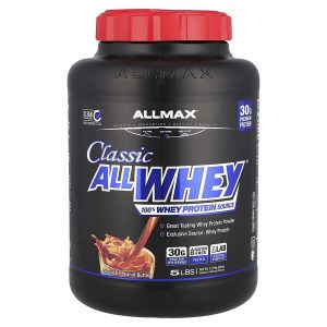 AllWhey 100% Whey Protein Source, Chocolate Peanut Butter, 5 lbs (2.27 kg), ALLMAX