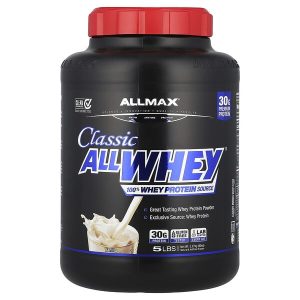 Classic AllWhey 100% Whey Protein Source Vanilla, 5 lbs (2.27 kg), ALLMAX