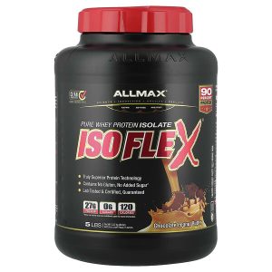Isoflex Pure Whey Protein Isolate, Chocolate Peanut Butter, 5 lbs (2.27 kg), ALLMAX