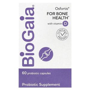 Osfortis with Vitamin D, 60 Probiotic Capsules, BioGaia