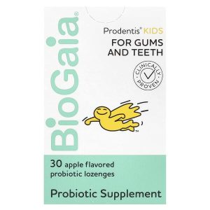 Probiotic Lozenges 200 Million CFU, 30 Lozenges, BioGaia Prodentis Kids
