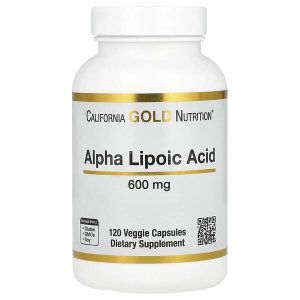 Alpha Lipoic Acid 600 mg, 120 Veggie Capsules, California Gold Nutrition