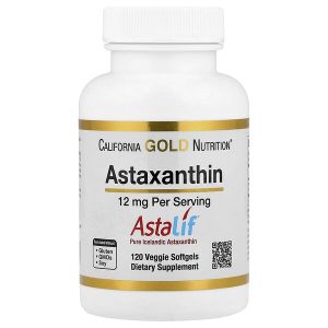 Astaxanthin 12 mg, 120 Veggie Softgels, California Gold Nutrition