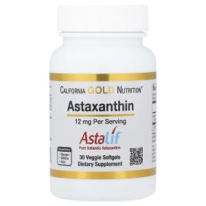 Astaxanthin 12 mg, 30 Veggie Softgels, California Gold Nutrition