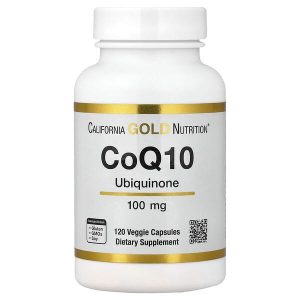 CoQ10, USP Grade Ubiquinone, 100 mg, 120 Veggie Capsules, California Gold Nutrition