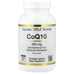 CoQ10 with BioPerine and Black Pepper Extract, Enhanced Bioavailability, 120 Veggie Capsules, California Gold Nutrition