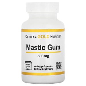 Mastic Gum 500 mg, 60 Veggie Capsules, California Gold Nutrition