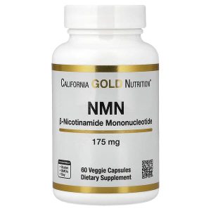 NMN 175 mg, 60 Veggie Capsules, California Gold Nutrition