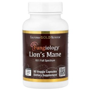 Organic Lion's Mane, 90 Veggie Capsules, California Gold Nutrition