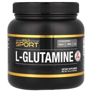 L-Glutamine Powder, 1 lb (454 g), California Gold Nutrition