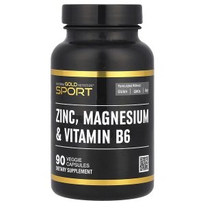 Zinc Magnesium Vitamin B6, 90 Veggie Capsules, California Gold Nutrition