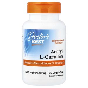 Acetyl-L-Carnitine 500 mg, 120 Veggie Capsules, Doctor's Best