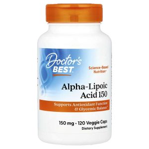 Alpha-Lipoic Acid 150 mg, 120 Veggie Caps, Doctor's Best