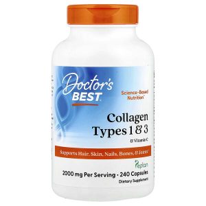 Collagen Types 1 & 3 + Vitamin C, 240 Capsules, Doctor's Best