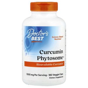 Curcumin Phytosome, 500 mg Per Capsule, 180 Veggie Caps, Doctor's Best