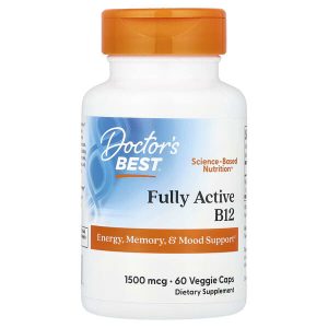 Fully Active B12, 1,500 mcg, 60 Veggie Caps, Doctor's Best