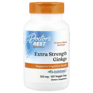 Ginkgo 120 mg, 120 Veggie Caps, Doctor's Best