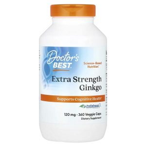 Ginkgo 120 mg, 360 Veggie Caps, Doctor's Best