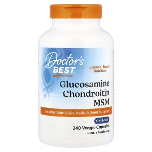 Glucosamine Chondroitin MSM with OptiMSM, 240 Veggie Capsules, Doctor's Best